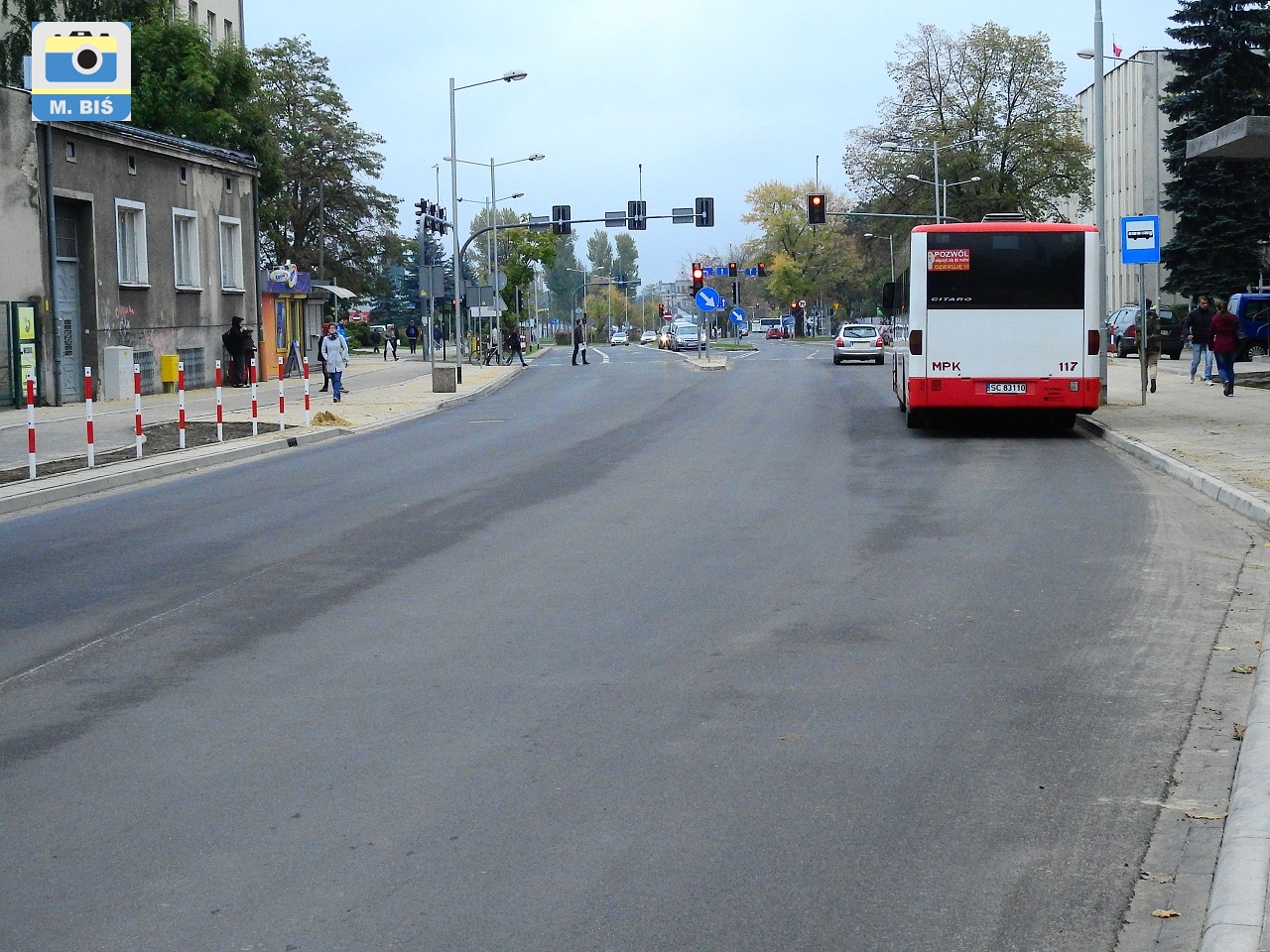 Autobus miejski na ul.Sobieskiego